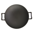 Chinese Traditional Cast Iron Wok with Double Handle